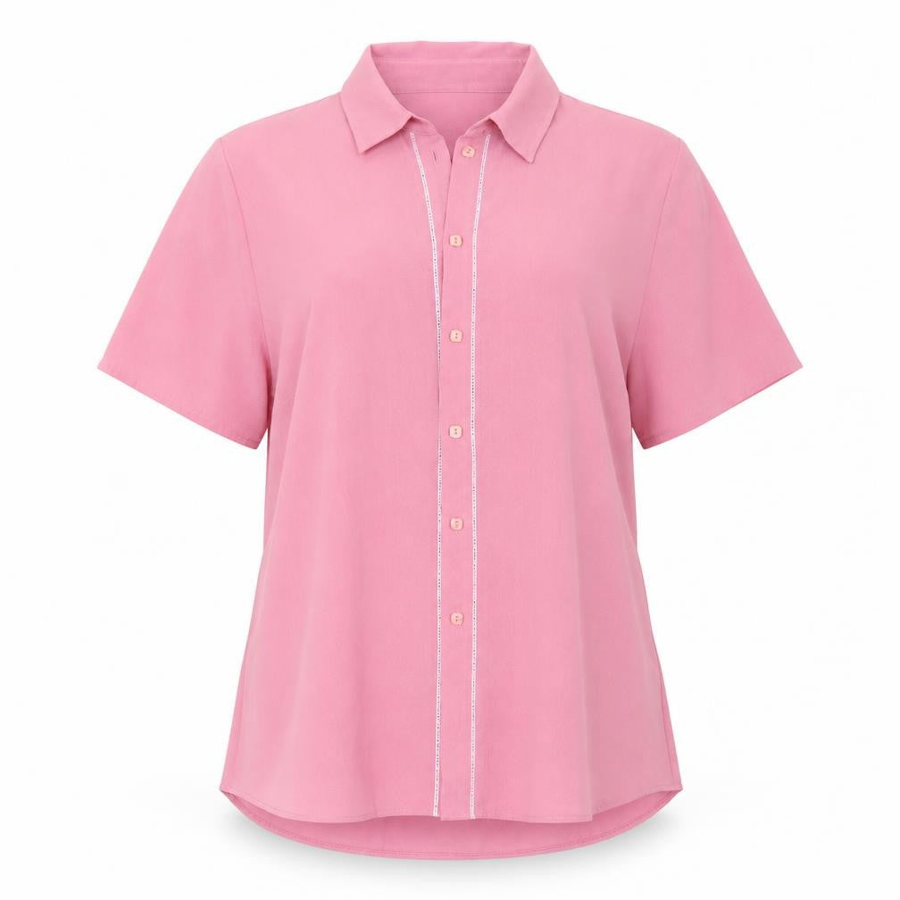 BHS Womens Pink   Tunic Button-Up Size 12