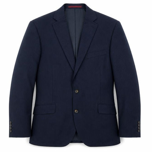 Marks and Spencer Mens Blue Striped  Jacket Suit Jacket Size 42