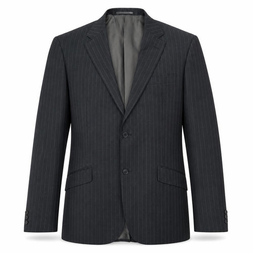 Joseph Baur Mens Grey Striped  Jacket Suit Jacket Size 40