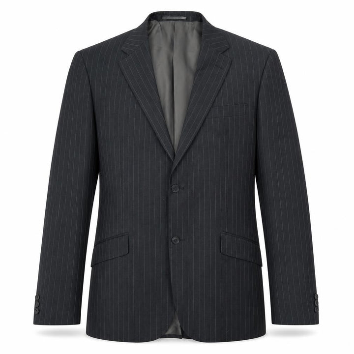 Joseph Baur Mens Grey Striped Jacket Suit Jacket Size 40