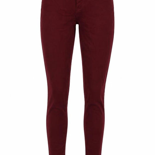 Zara Womens Red  Denim Skinny Jeans Size 8 L30 in - Burgundy