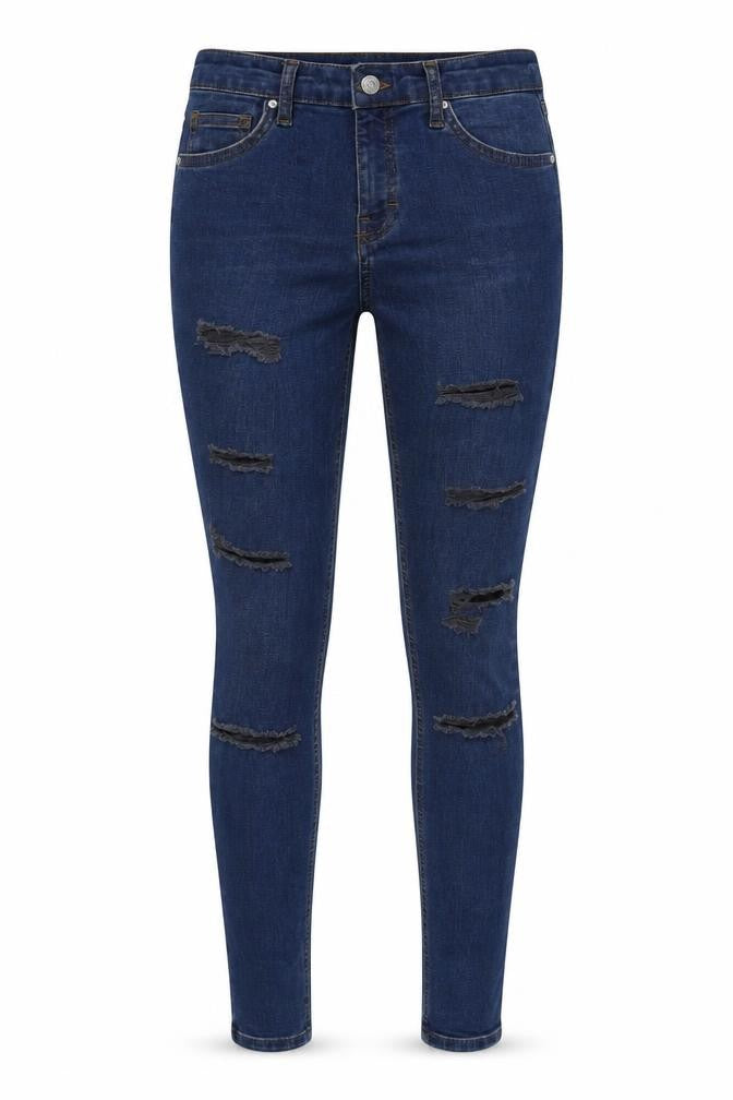 Topshop Womens Blue  Denim Jegging Jeans Size 8 L34 in