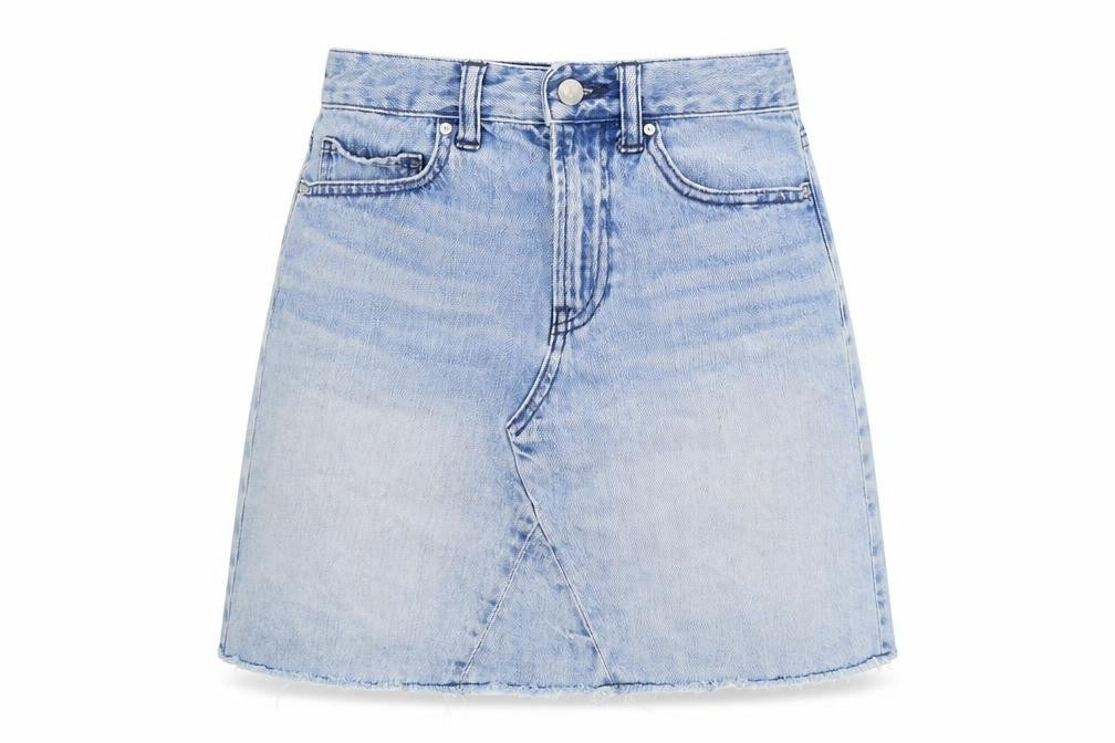 Gap Womens Blue  Denim A-Line Skirt Size 6