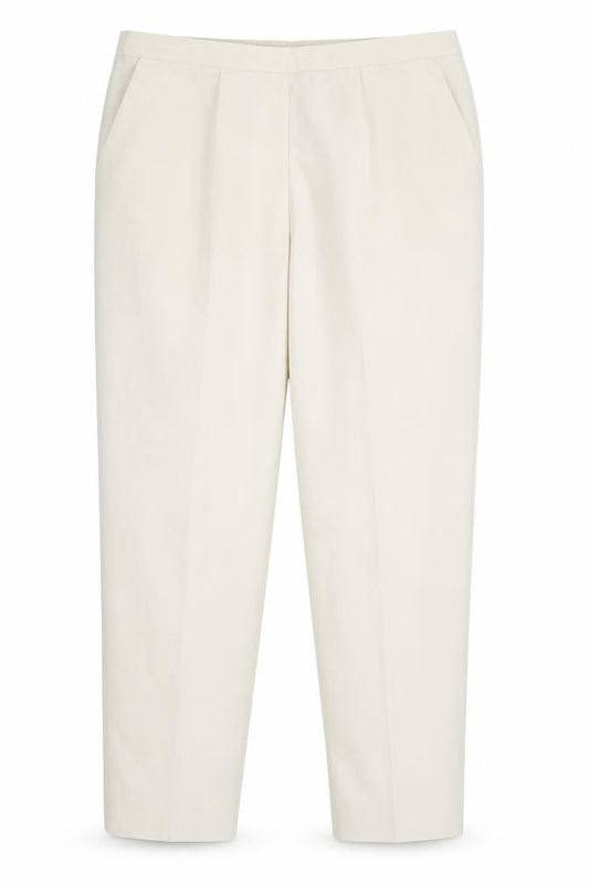 Front view of Award women’s beige trousers, size UK 18, 28-inch leg