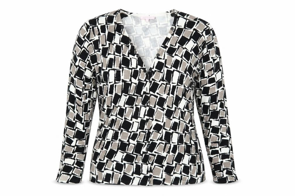 Christina Womens White   Cardigan Jumper Size L
