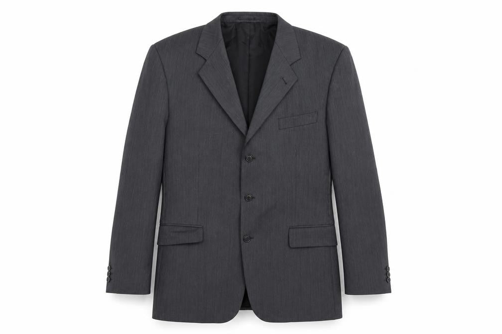 Copperstone Mens Grey  Rayon Jacket Suit Jacket Size 44