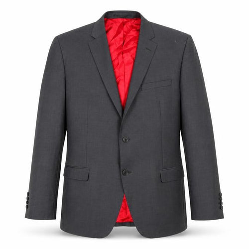Santinelli Mens Grey  Rayon Jacket Suit Jacket Size 44