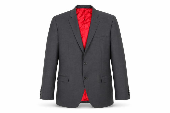 Santinelli Mens Grey  Rayon Jacket Suit Jacket Size 44