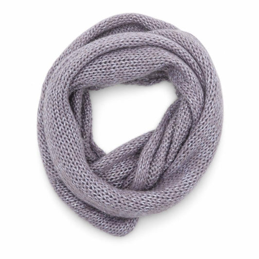 Front view of Boots women’s purple knit shawl/wrap