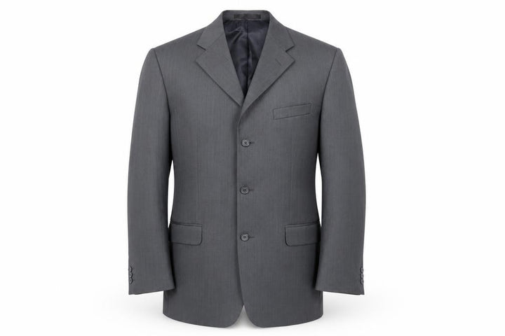 Zantos Mens Grey Rayon Jacket Suit Jacket Size 40