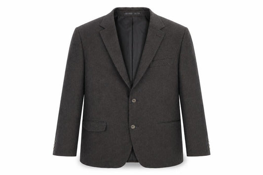 Front view of Greenwoods men’s grey jacket suit jacket, size 40