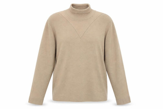 Front view of Klass women’s brown jumper, size XL
