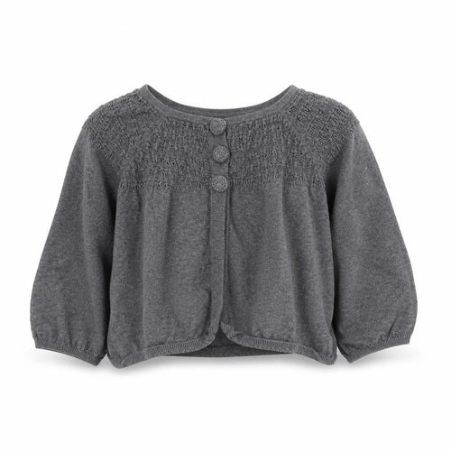 Peppercorn Womens Grey  Knit Cardigan Jumper Size M