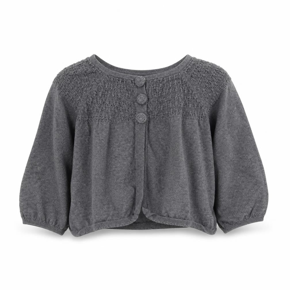 Peppercorn Womens Grey  Knit Cardigan Jumper Size M