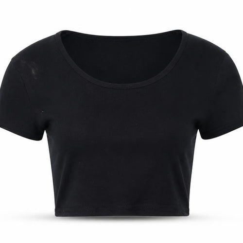 Topshop Womens Black   Basic T-Shirt Size 8