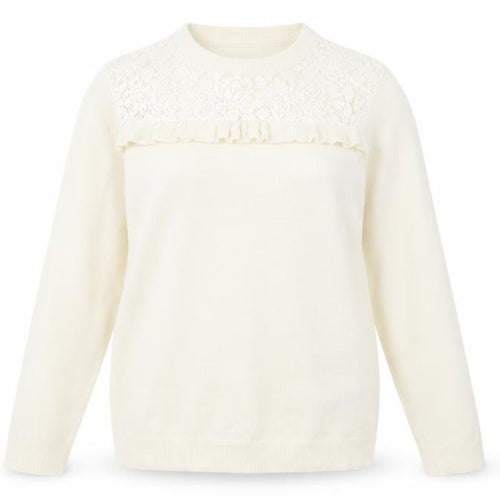 Dorothy Perkins Womens White  Knit Pullover Jumper Size 10