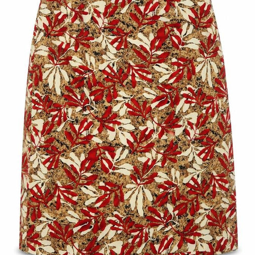 Jean Statin Womens Multicoloured Floral  A-Line Skirt Size 36 in