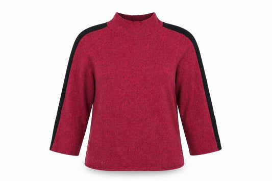Front view of F&F women’s purple jumper, size UK 10