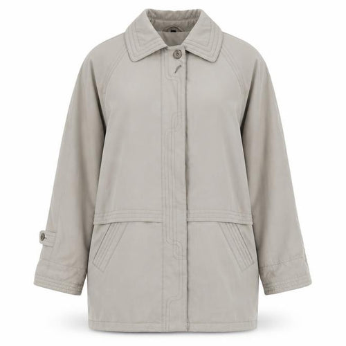 Telemac Womens Grey   Overcoat Coat Size M