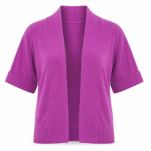 BHS Womens Purple  Knit Cardigan Jumper Size 10