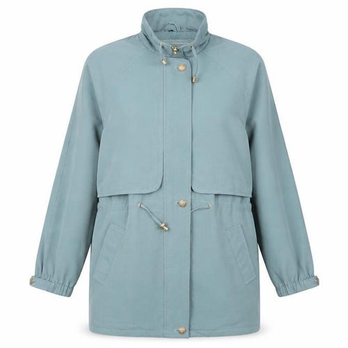 Silkana Womens Blue   Overcoat Coat Size 12