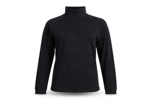 Front view of Slazenger women’s black pullover sweatshirt, size L