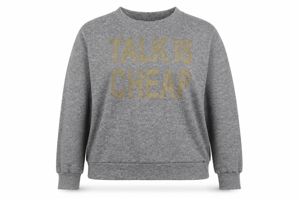 rt Womens Grey   Pullover Sweatshirt Size 2XL