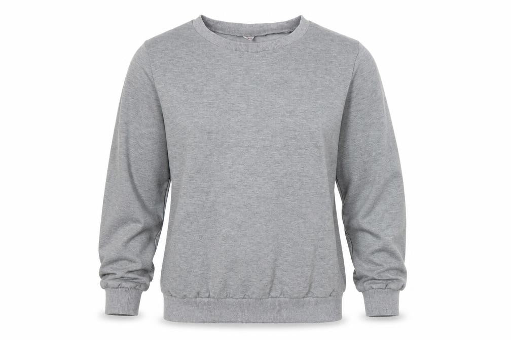 Preworn Womens Grey   Pullover Sweatshirt Size L