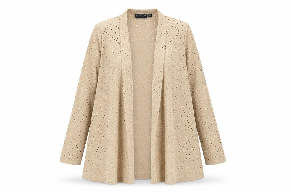 Nina Leonard Womens Brown   Jacket  Size S