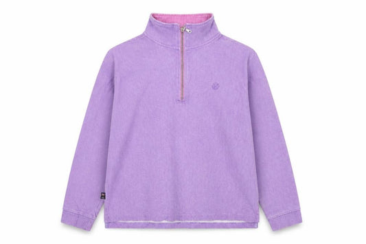 Front view of Chatham women’s pink pullover sweatshirt, size UK 12