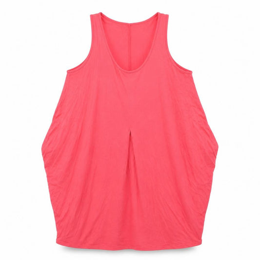 Front view of Topshop women’s pink a-line, size UK 12
