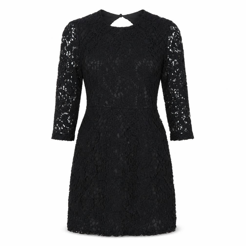 ASOS Womens Black  Rayon A-Line  Size 10