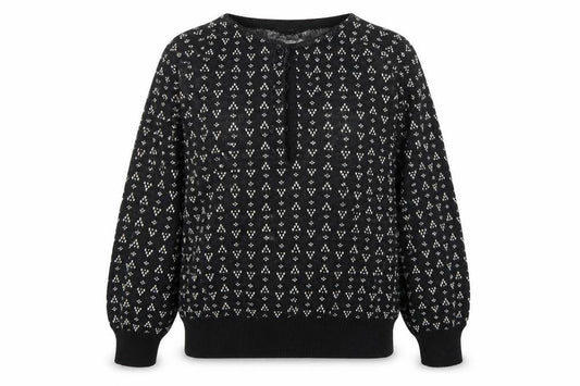 Front view of Styling women’s black jumper, size M