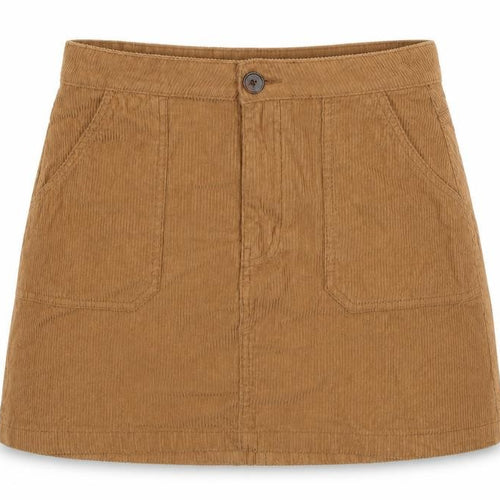 Denim Co Womens Brown  Corduroy A-Line Skirt Size 12