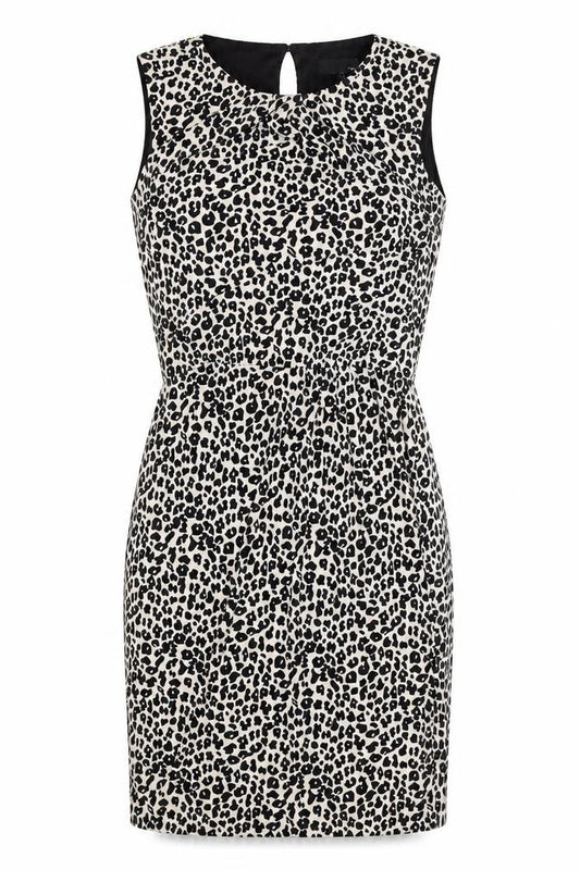 Front view of Next women’s multicoloured animal print bodycon, size UK 8