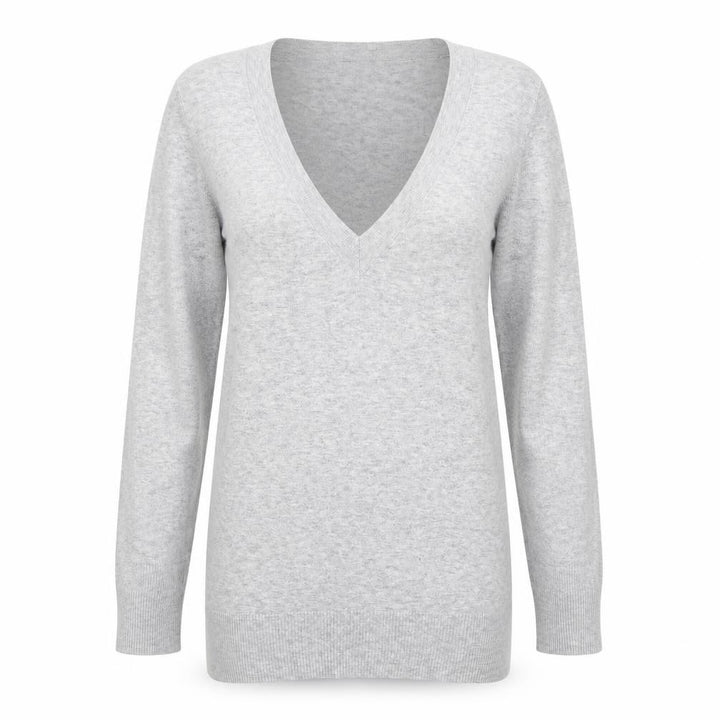 New Look Womens Grey  Knit Pullover Jumper Size 12