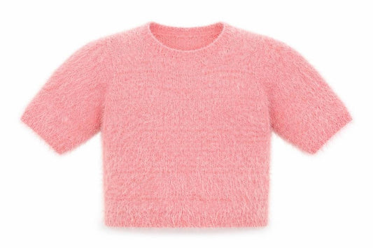 Young Dimension Girls Pink  Knit Pullover Jumper Size 12-13 Years