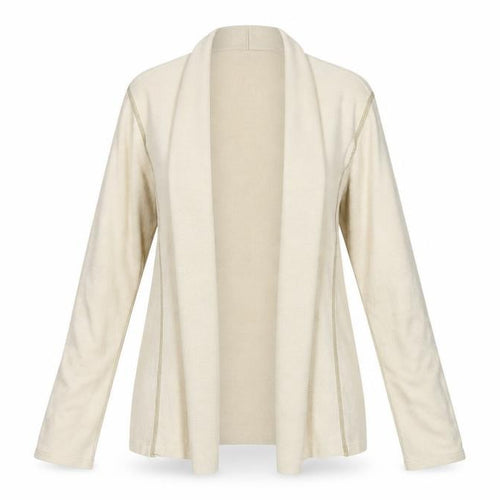 Offshoot Womens Beige  Knit Cardigan Jumper Size M