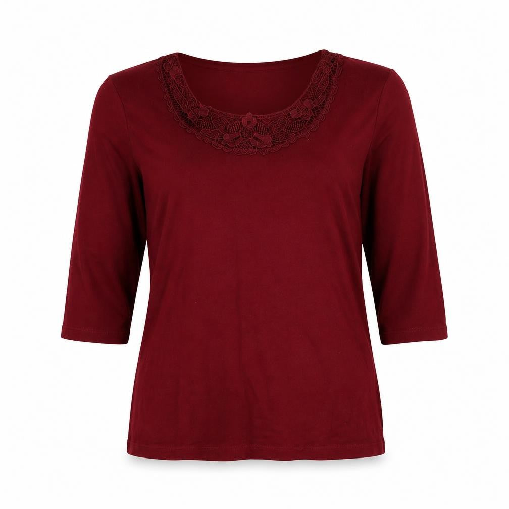 Marks and Spencer Womens Red   Basic T-Shirt Size 12