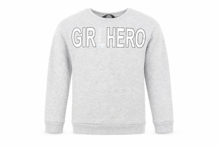 George Girls Grey Pullover Sweatshirt Size 7-8 Years