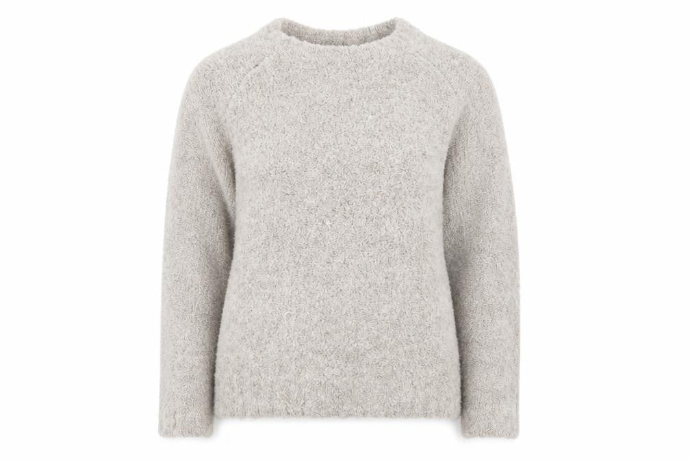 Front view of Primark women’s brown knit jumper, size M