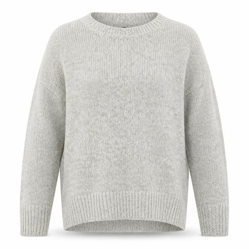 New Look Womens Grey  Knit Pullover Jumper Size M