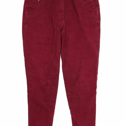 Dublin Womens Red  Denim Skinny Jeans Size 12 L29 in