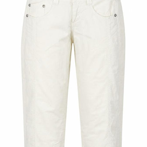 Esprit Womens White   Cropped Trousers Size 32 in L21 in