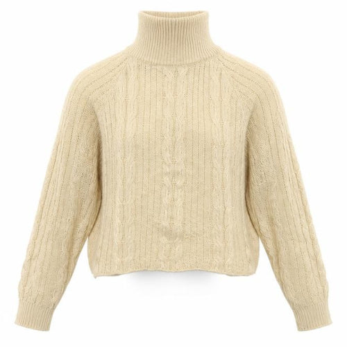 Preworn Womens Beige  Knit Pullover Jumper Size L