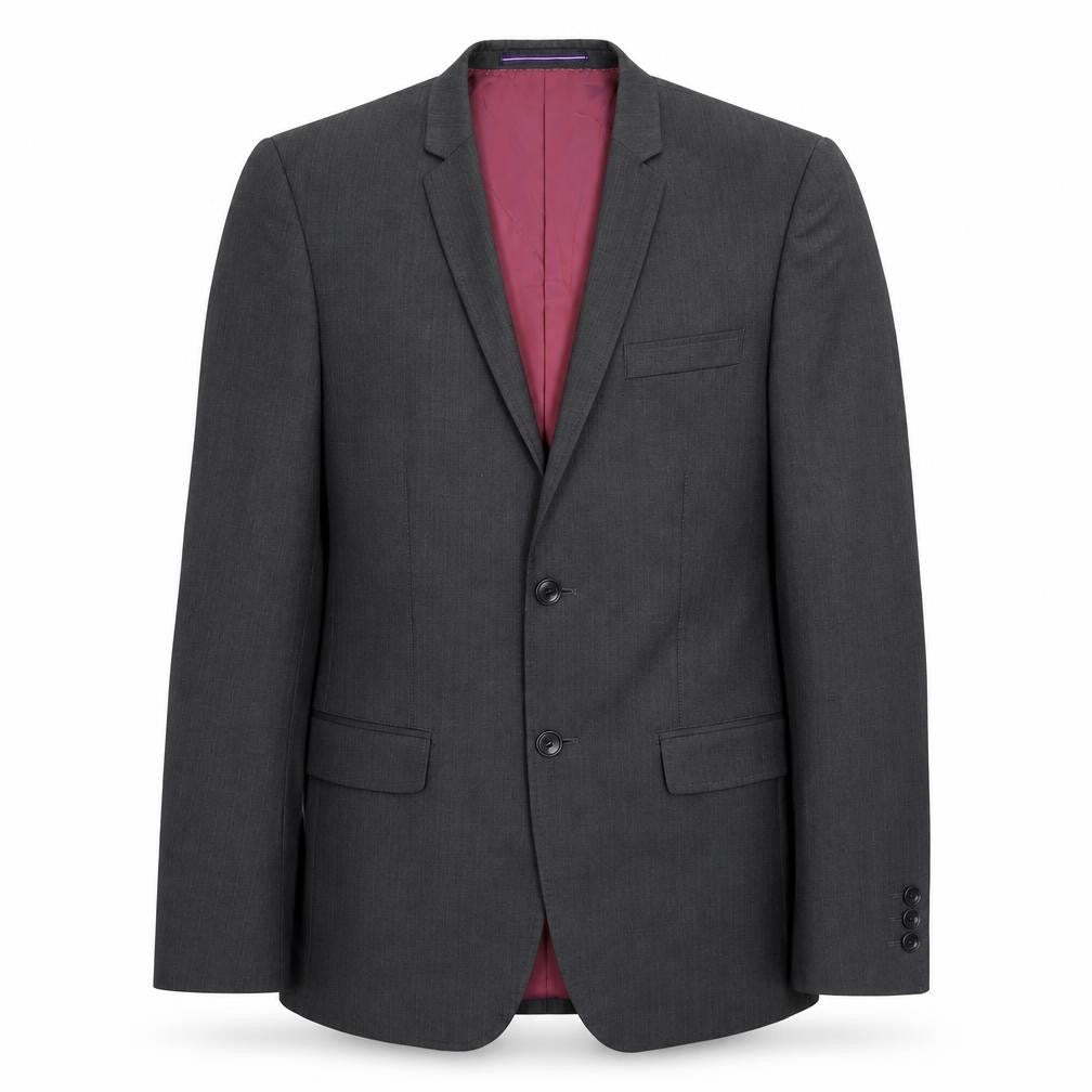 Trueman Mens Grey   Jacket Suit Jacket Size 36