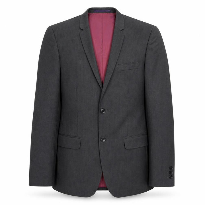 Trueman Mens Grey   Jacket Suit Jacket Size 36