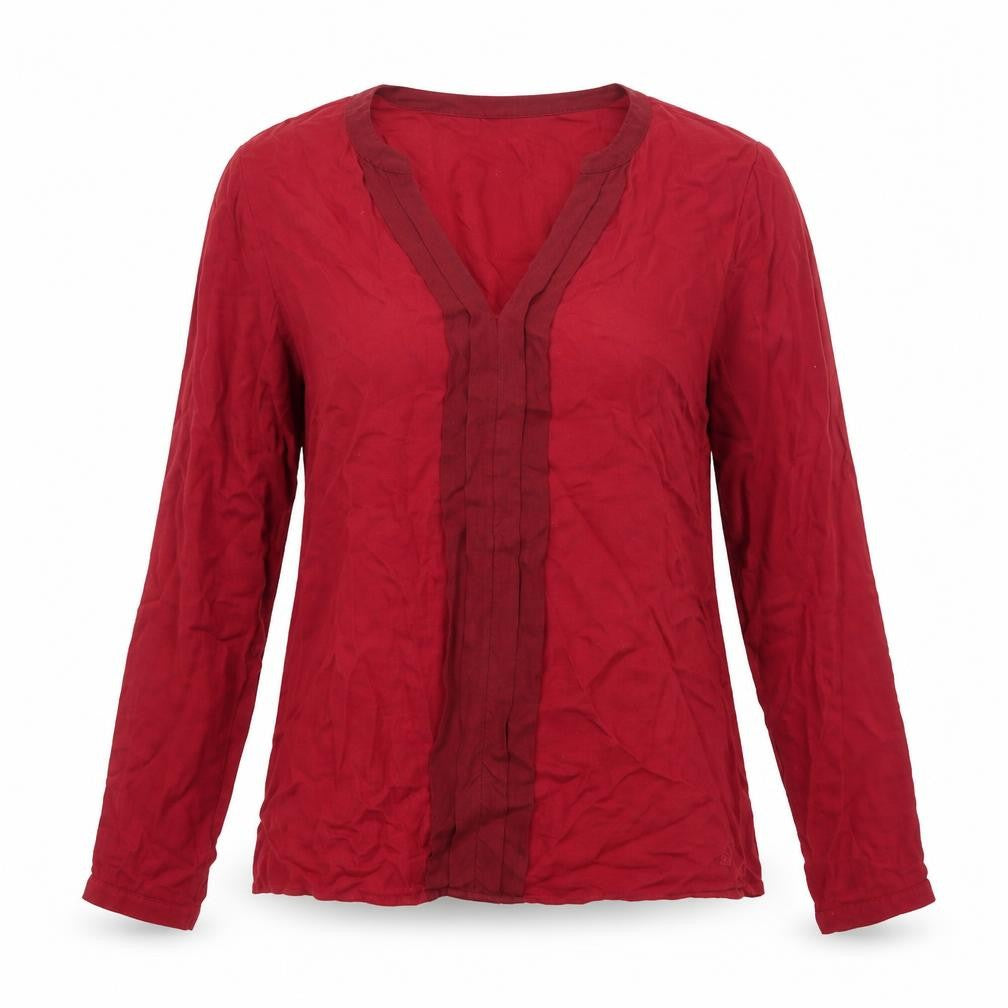 Denim Womens Red   Basic Blouse Size S