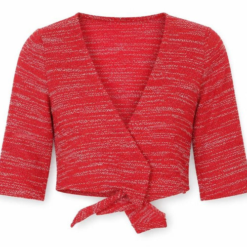 Klass Womens Red   Cardigan Jumper Size M  - Cropped