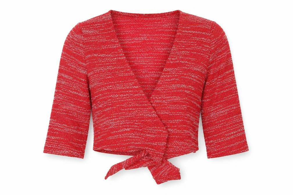 Klass Womens Red   Cardigan Jumper Size M  - Cropped